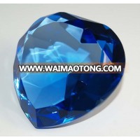 MH-CD020 heart shape crystal diamond for souvenirs