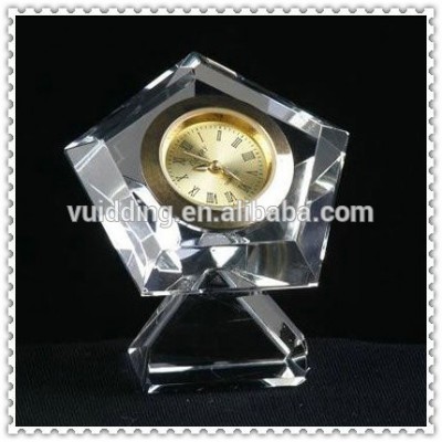 Clear Diamond Star Clocks Set For Office Decoration